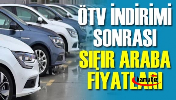 İşte ÖTV indirimi sonrası sıfır araba fiyatları 2021 ÖTV matrah oranlarına göre hangi araçlarda/modellerde indirim oldu?