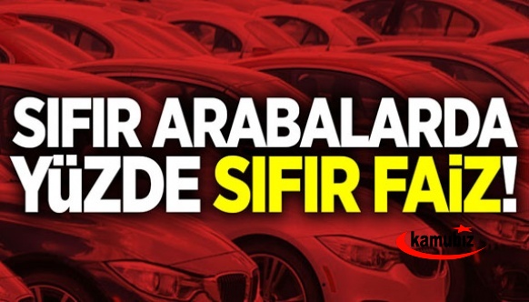 İşte sıfır faizli güncel otomobil markaları Ağustos 2021