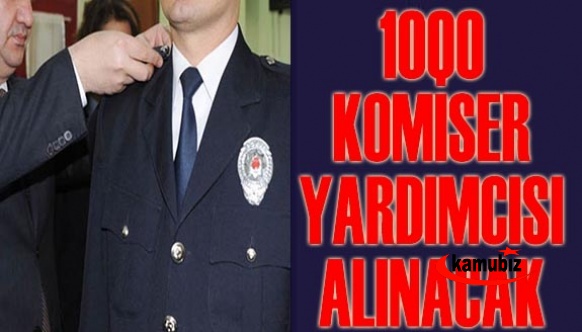 Emniyet polisler arasından 1000 komiser yardımcısı alacak! İşte başvuru şartları