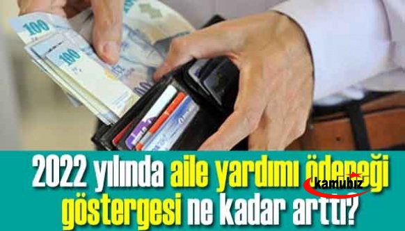 2022 yılı aile yardımı ödeneği göstergesi ne kadar arttı?