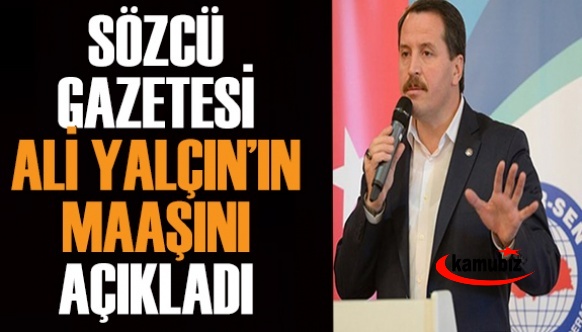 Ali Yalçın'ın maaşı bütün memurların maaşını solladı