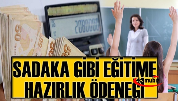 Öğretmenlere sadaka gibi eğitime hazırlık ödeneği