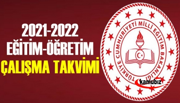 MEB, 2021-2022 Eğitim ve Öğretim Yılı Çalışma Takvimi Belli Oldu!  İşte Okulların Ara Tatilleri ve Kapanış Tarihi