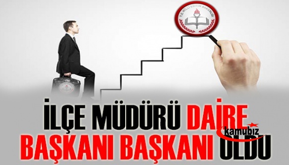 İlçe Milli Eğitim Müdürü daire başkanlığına atandı