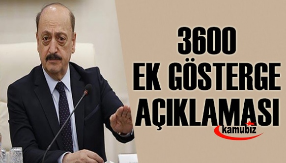 Çalışma Bakanından 3600 ek gösterge açıklaması