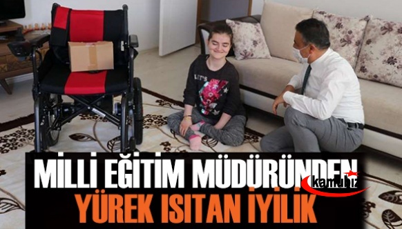 İl Milli Eğitim Müdüründen yürek ısıtan iyilik