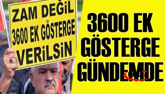 3600 ek gösterge ekim ayında TBMM gündeminde