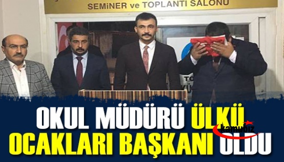 Okul müdürü, Ülkü Ocakları başkanı oldu