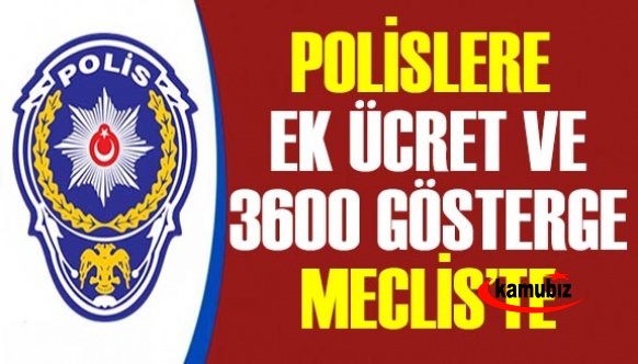 Polislere ek ücret, 3600 ek gösterge ve fazla mesai parası TBMM'de Bakan Soylu'ya soruldu