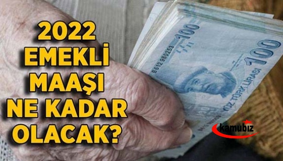 Emekli maaşına 2022 Ocak'ta ne kadar zam yapılacak?