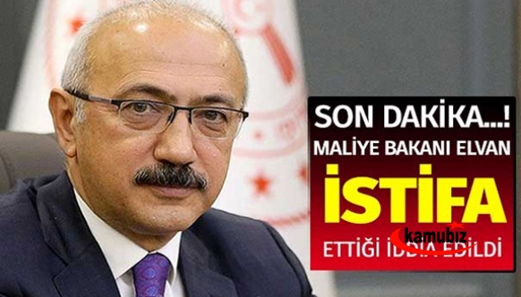 Kulisleri sallayan iddia! Maliye Bakanı Lütfü Elvan istifa etti, yerine Nurettin Nebati Atanacak!