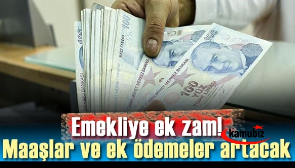 Emekliye ek zam! Maaşlar ve ek ödemeler artacak