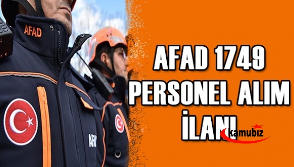 AFAD 1749 personel alım ilanı ve kılavuzu resmi gazetede yayımlandı 31 Ekim 2021