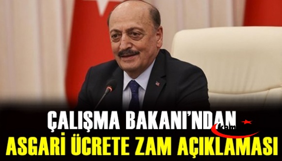 Çalışma Bakanı Bigin'den asgari ücrete zam açıklaması