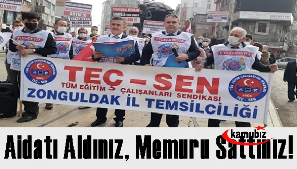 Aidatı aldınız, memuru sattınız!