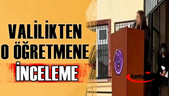 Öğretmene 10 Kasım'da okuduğu şiir nedeniyle soruşturma başlatıldı