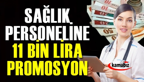 Sağlık Müdürlüğünden 5 yıl için 11 bin TL rekor promosyon