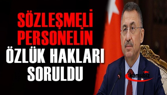 Sözleşmeli personel kadrolu personel ile eşit seviyeye getirilecek mi?