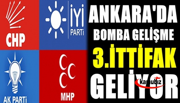 Cumhur ve Millet'e alternatif geliyor: İşte üçüncü ittifak!