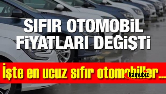 Sıfır araba fiyatları güncellendi! İşte Mart ayında alınabilecek en ucuz 10 araba listesi