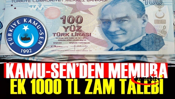 Memur maaşları eridi! Kamu-Sen'den memurlara 1000 TL ek zam talebi