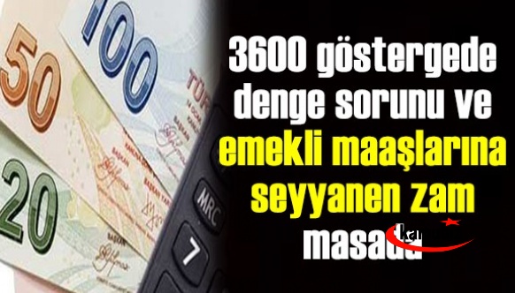 3600 ek göstergede denge sorunu, 2022 asgari ücret zammı, emekli maaşlarına seyyanen zam Kabinede görüşüldü