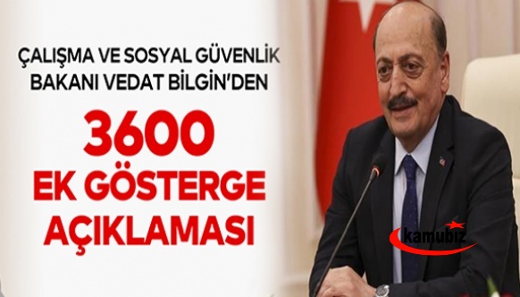 Çalışma Bakanı Bilgin, 3600 ek göstergeyi Memur Sen ile görüşecek