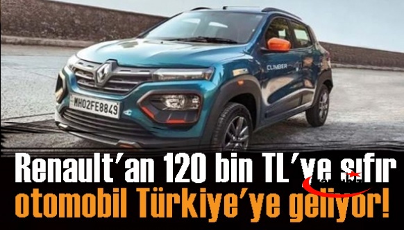 Renault'an 120 bin TL'ye sıfır otomobil Türkiye'ye geliyor! İşte Kwid model araba