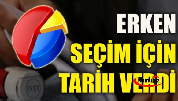 Canlı yayında erken seçim için tarih verdi! 2022 yılının..