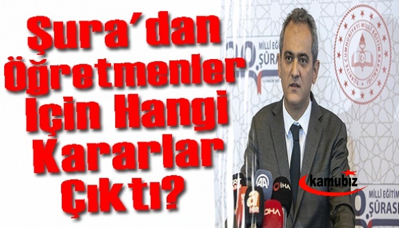 Şuradan müdürlere kadro çıktı! Peki öğretmenlere yönelik alınan kararlar neler? (30 Madde)