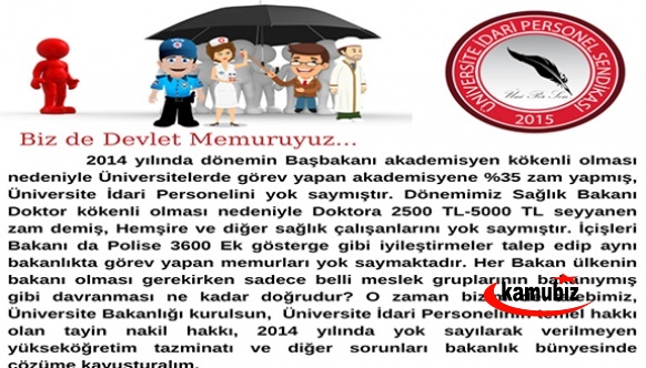 Doktor ve Öğretmenlere seyyanen zam var! Diğer Kamu çalışanları Üvey Evlat mı?