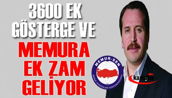 Memur-Sen Genel Başkanı Ali Yalçın'dan 3600 ek gösterge komisyonu ve Ocak ayında memura zam açıklaması