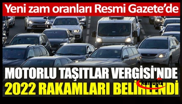 2022 de hangi araca ne kadar Motorlu Taşıt Vergisi ödenecek? İşte MTV hesaplama 2022 tablosu