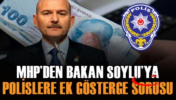 MHP'li Arzu Erdem, Bakan Soylu'ya polislere 3600 ek göstergeyi sordu