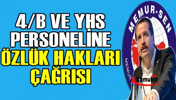 Ali Yalçın'dan sözleşmeli personel ve yardımcı hizmetlere özlük hakları açıklaması