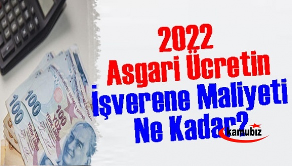 Asgari ücretin brütü ve işverene maliyeti de belli oldu!