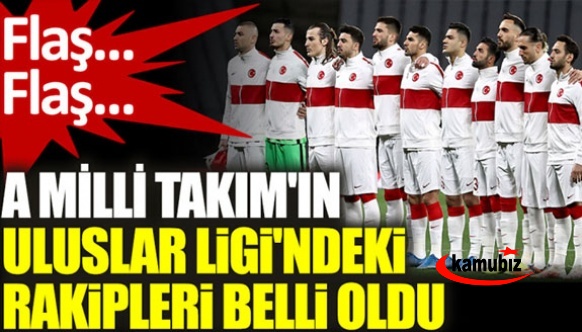 A Milli Takım'ın Uluslar Ligi'ndeki rakipleri belli oldu