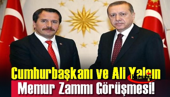 Cumhurbaşkanı Erdoğan'la Ali Yalçın memur zammı görüşmesi