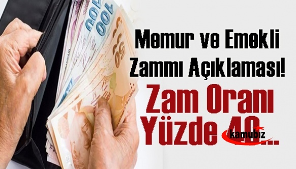 Canlı yayında memur ve emekli zammı açıklaması! Zam oranı yüzde 40...