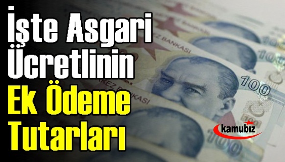 Asgari ücretlinin 2022 ek ödeme tutarları belli oldu! 4.608 lira! Yol ve yemek ücreti...