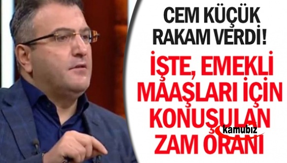 Cem Küçük 2022 emekli zammını canlı yayında açıkladı!