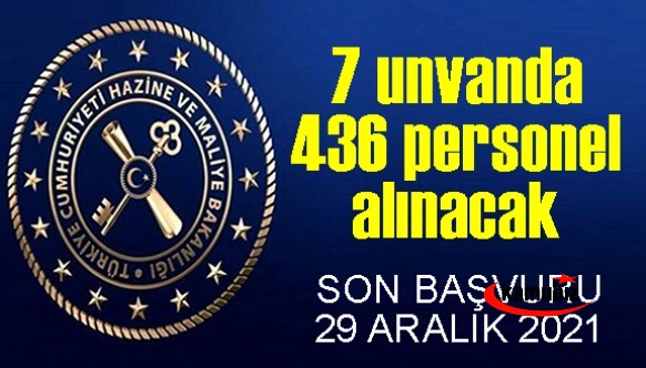 Bakanlık 436 personel alacak! Koruma ve güvenlik görevlisi, tekniker, büro ve destek personeli..29 Aralık başvuru son!