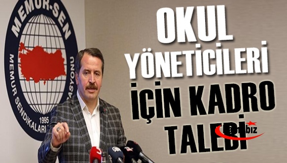 Ali Yalçın'dan okul yöneticilerine kadro için yeni açıklama!