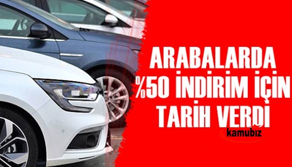 Araba alacaklara güzel haber! Tarih verdi! Büyük indirim geliyor! Yüzde 50...