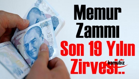 Enflasyon beklenti rakamı açıklandı! Memur zammı son 19 yılın zirvesi...