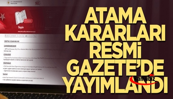 31 Aralık 2021 Cumhurbaşkanı atama kararları ile 4 il müdürü atandı