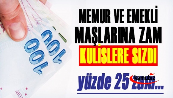 Memur ve Emekliye yapılacak zam miktarı kulislere sızdı! Refah payı ile birlikte yüzde 25 zam..