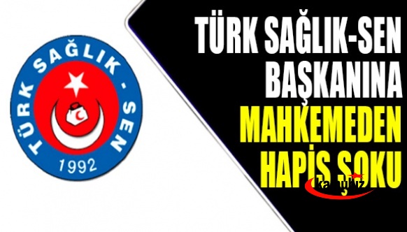 Türk Sağlık Sen Başkanına Hapis Cezası