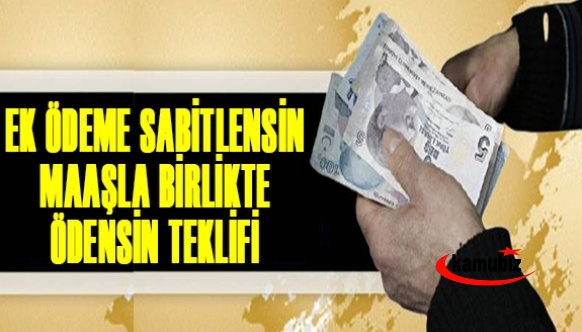 MHP'den ek ödeme sabitlensin, maaşla birlikte verilsin teklifi