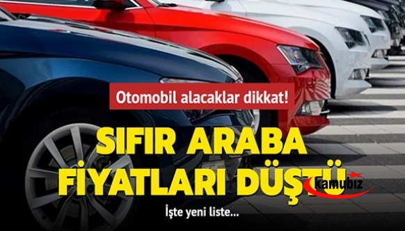 ÖTV düzenlemesi sonrası sıfır otomobil fiyatları düştü: İşte yeni Toyota, Fıat, Renault, Hyundaı 2022 fiyatlar!